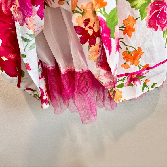 Ruby Rox Juniors 9 Floral Dress Pink Fit & Flare Y2K Coquette Rockabilly Hoco - Picture 6 of 13